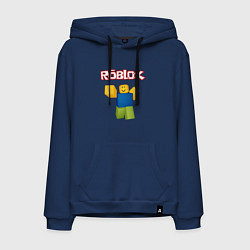 Толстовка-худи хлопковая мужская ROBLOX, цвет: тёмно-синий