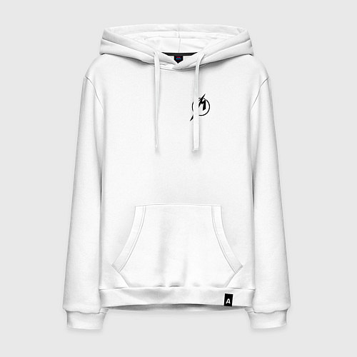Мужская толстовка-худи Metallicaспина / Белый – фото 1