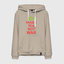 Мужская толстовка-худи Make tea not war