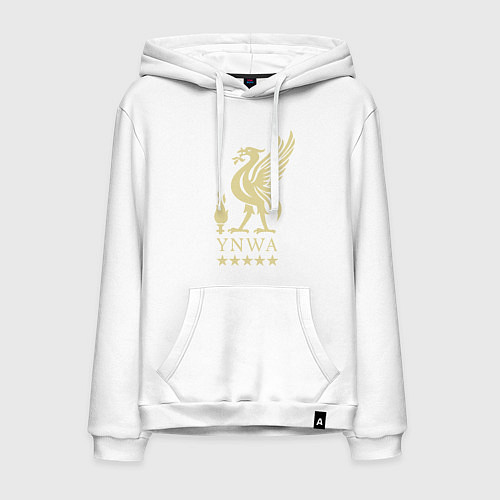 Мужская толстовка-худи Liverpool FC / Белый – фото 1