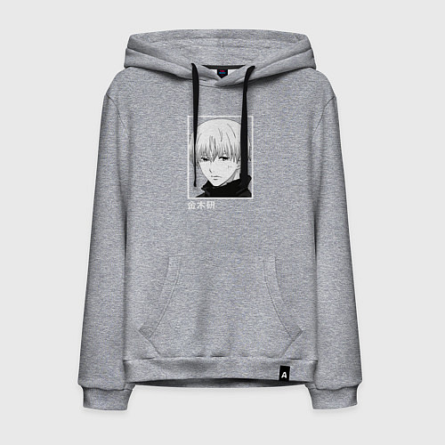 Мужская толстовка-худи Кен Канеки / Меланж – фото 1