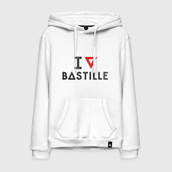 Мужская толстовка-худи I love Bastille
