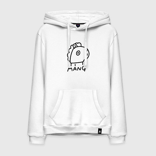 Мужская толстовка-худи BTS BT21 MANG / Белый – фото 1