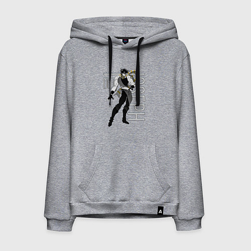 Мужская толстовка-худи ДжоДжо / Меланж – фото 1