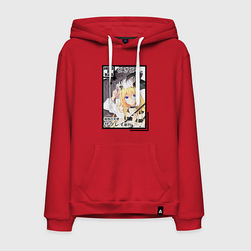 Мужская толстовка-худи Ангел кровопролития / Красный – фото 1