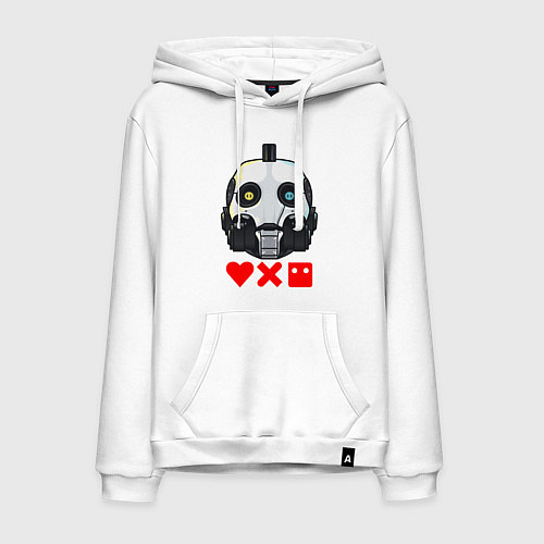 Мужская толстовка-худи Love, Death and Robots XBOT 4000 Z / Белый – фото 1
