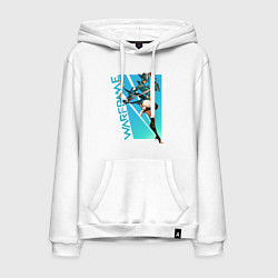 Толстовка-худи хлопковая мужская Warframe, цвет: белый