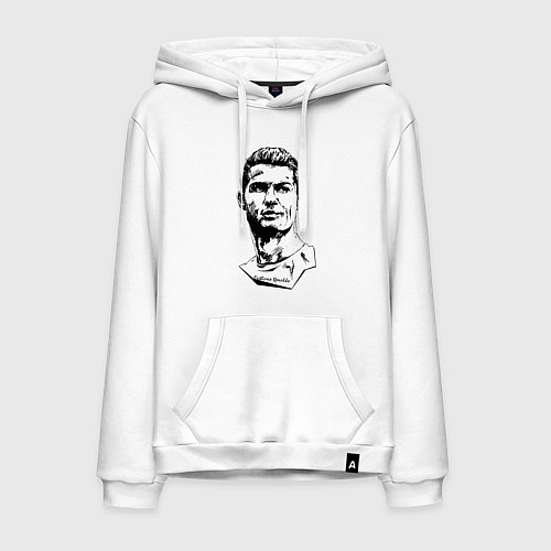 Мужская толстовка-худи Ronaldo Manchester United Portugal / Белый – фото 1