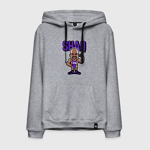 Мужская толстовка-худи Shaq / Меланж – фото 1