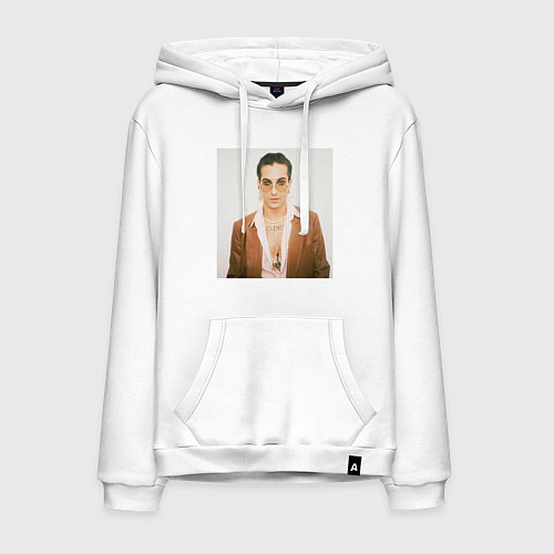 Мужская толстовка-худи Maneskin / Белый – фото 1