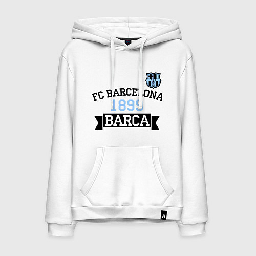 Мужская толстовка-худи Barca 1899 / Белый – фото 1