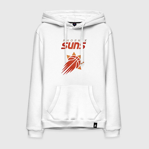 Мужская толстовка-худи Phoenix Suns / Белый – фото 1