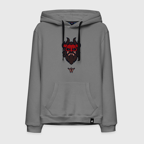 Мужская толстовка-худи Beastmaster из Доты 2 Rexxar / Серый – фото 1