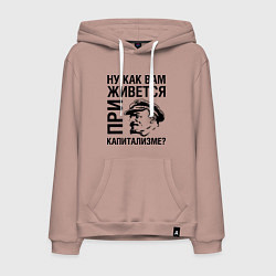 Мужская толстовка-худи Жизнь при капитализме
