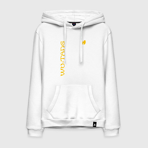 Мужская толстовка-худи WU TANG CLAN LOGO YELLOW / Белый – фото 1