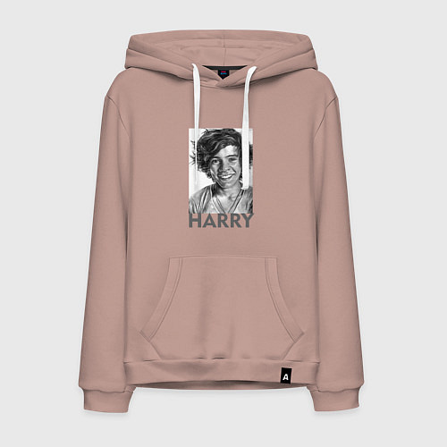 Мужская толстовка-худи Harry Styles / Пыльно-розовый – фото 1