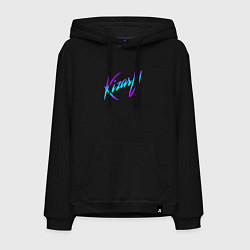 Мужская толстовка-худи КИЗАРУ НЕОН ЛОГО KIZARU NEON LOGO