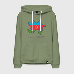 Мужская толстовка-худи Map Azerbaijan