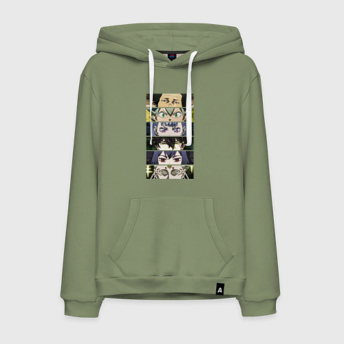 Мужская толстовка-худи Чнерный Клевер Black Clover, персонажи / Авокадо – фото 1