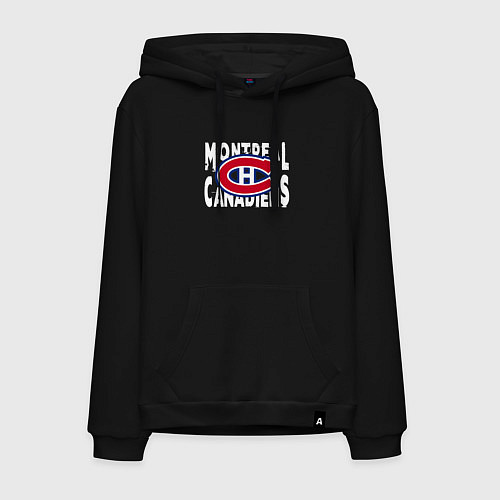 Мужская толстовка-худи Монреаль Канадиенс, Montreal Canadiens / Черный – фото 1