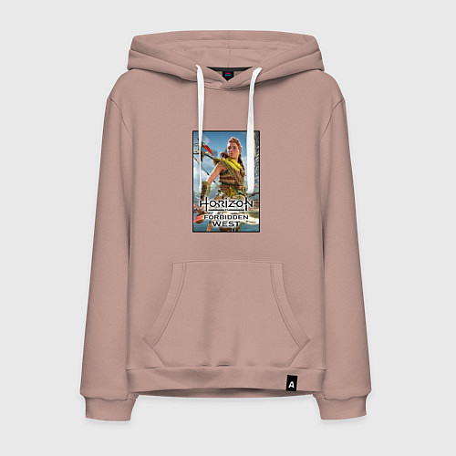 Мужская толстовка-худи Horizon Запретный Запад / Пыльно-розовый – фото 1