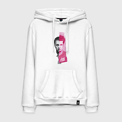 Толстовка-худи хлопковая мужская Fight CluВ, цвет: белый