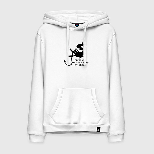 Мужская толстовка-худи Disenchantment matt groening / Белый – фото 1