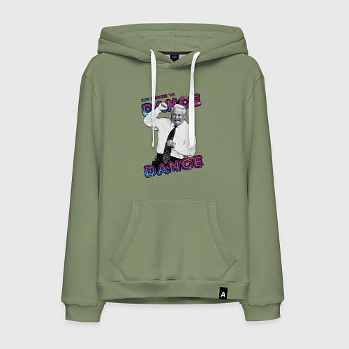 Мужская толстовка-худи Жаркое лето 96го Борис Ельцин / Авокадо – фото 1