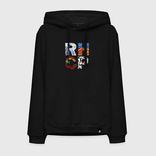 Мужская толстовка-худи Red Hot Chili Peppers Альбомы / Черный – фото 1