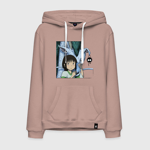 Мужская толстовка-худи Haku & Sen / Пыльно-розовый – фото 1