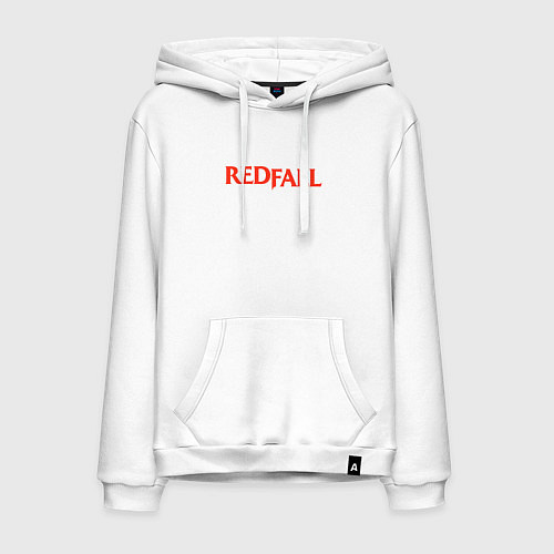 Мужская толстовка-худи Redfall logo / Белый – фото 1