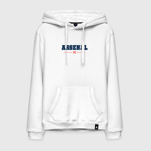Мужская толстовка-худи Arsenal FC Classic / Белый – фото 1