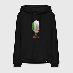 Мужская толстовка-худи 3d aerostat Italy flag