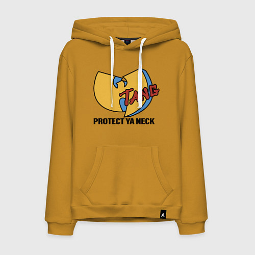 Мужская толстовка-худи Wu-Tang - Protect Ya Neck / Горчичный – фото 1