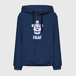 Мужская толстовка-худи FNAF в стиле glitch и баги графики