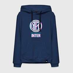 Мужская толстовка-худи Inter FC в стиле glitch