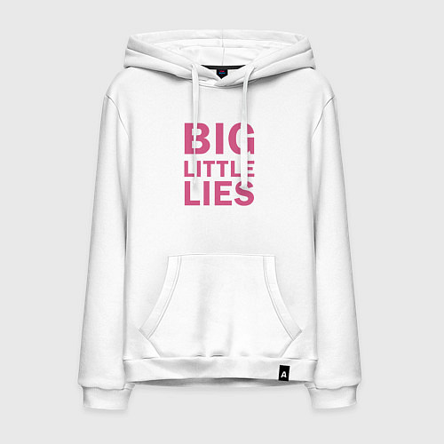 Мужская толстовка-худи Big Little Lies logo / Белый – фото 1