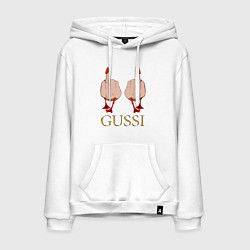 Мужская толстовка-худи Два весёлых гуся - GUSSI - Fashion 2055