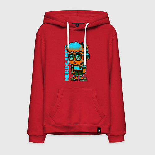 Мужская толстовка-худи Нерогеймер / Красный – фото 1