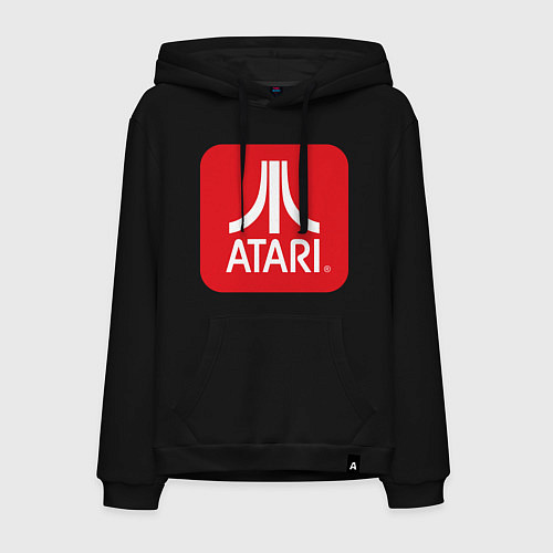 Мужская толстовка-худи Atari logo / Черный – фото 1