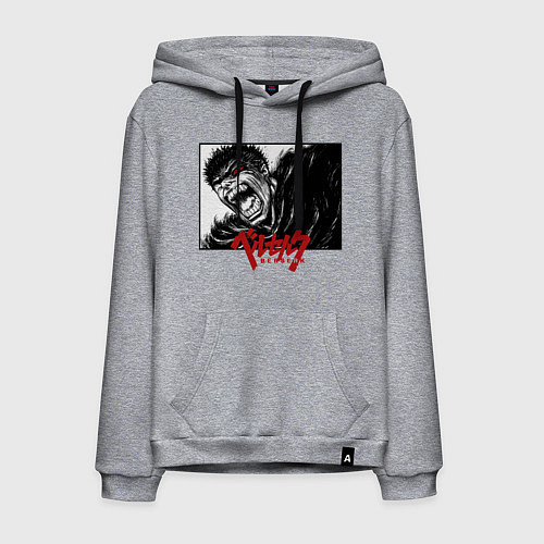 Мужская толстовка-худи Берсерк Метка Гатс / Меланж – фото 1