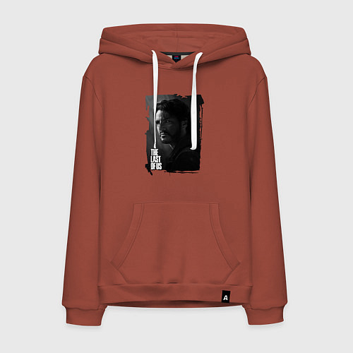 Мужская толстовка-худи Педро Паскаль / Кирпичный – фото 1