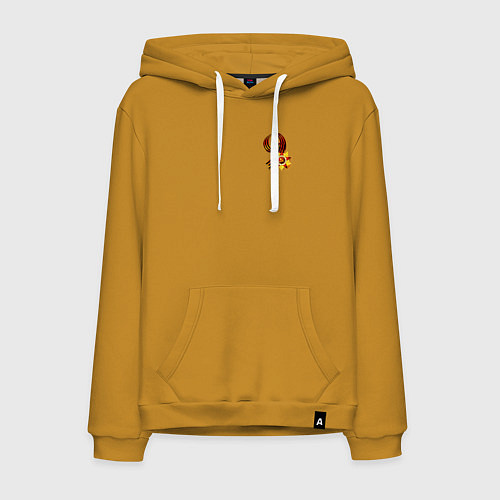 Мужская толстовка-худи День Победы / Горчичный – фото 1