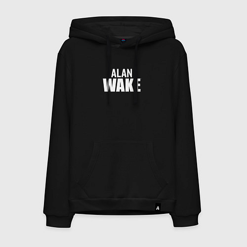 Мужская толстовка-худи Alan Wake logo / Черный – фото 1
