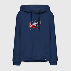 Мужская толстовка-худи Columbus blue jackets - hockey team - emblem