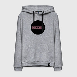 Мужская толстовка-худи Black pink - logotype - group - South Korea