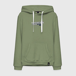 Толстовка-худи хлопковая мужская Depeche Mode - Barrel Of A Gun Single, цвет: авокадо