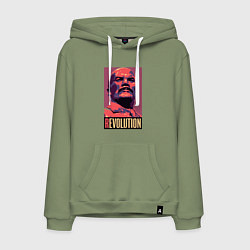Мужская толстовка-худи Lenin revolution