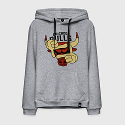 Мужская толстовка-худи Bulls logo with hands