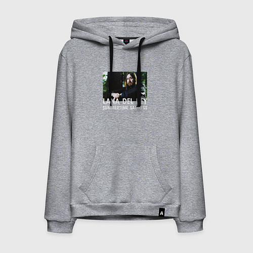 Мужская толстовка-худи Егор Летов х Лана Дел Рэй / Меланж – фото 1
